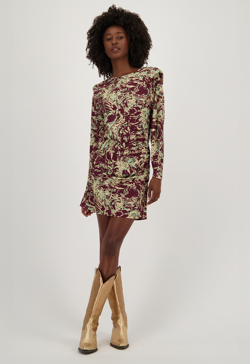 Fashionable printed dress