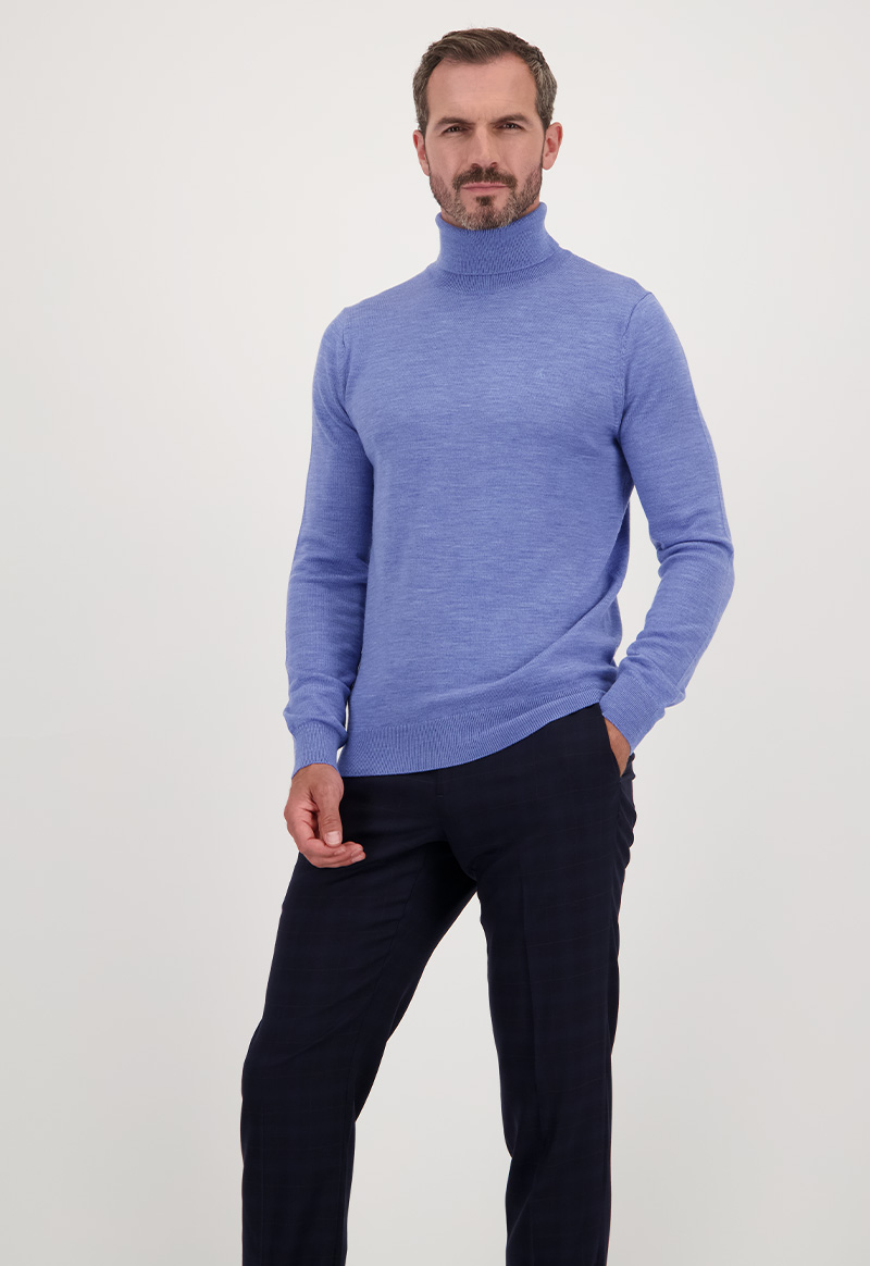 Élégant en bleu frais