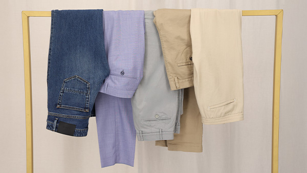 Toutes les informations sur nos pantalons pour hommes 