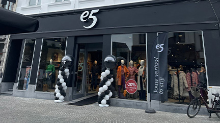 e5 opent eerste stadswinkel in Aalst - 09/2023