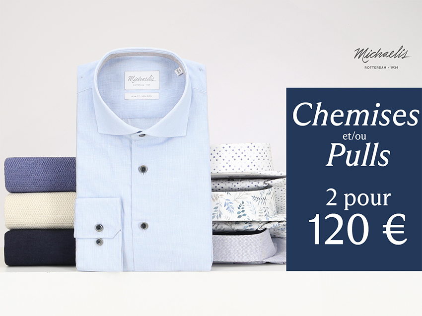 Prix du set sur les pulls et/ou chemises