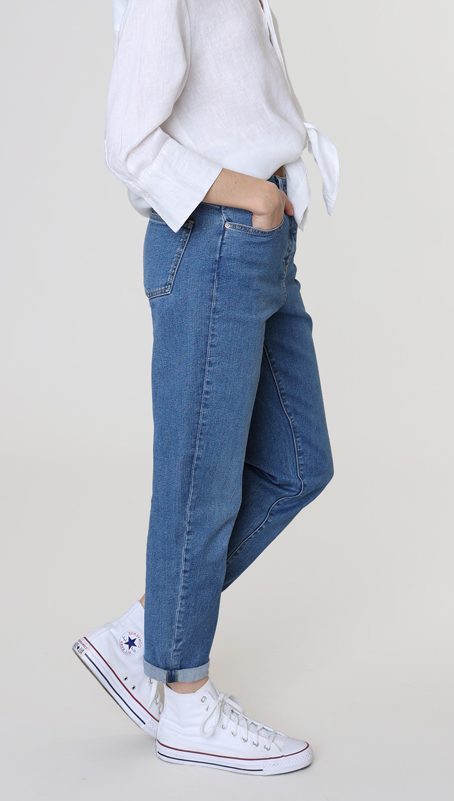 lars slim fit jeans achterkant broek