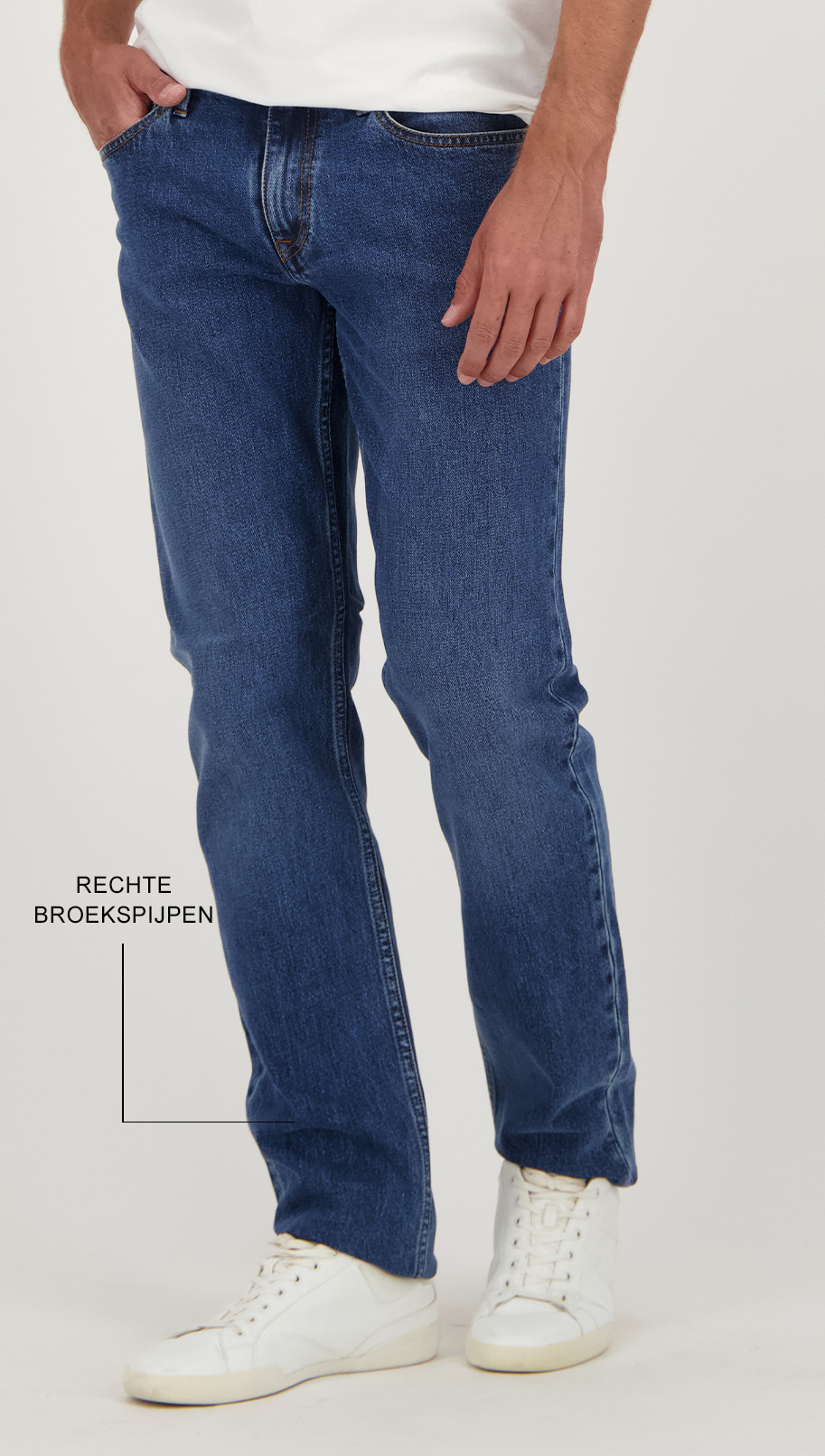 Lars slim fit jeans voorkant van broek