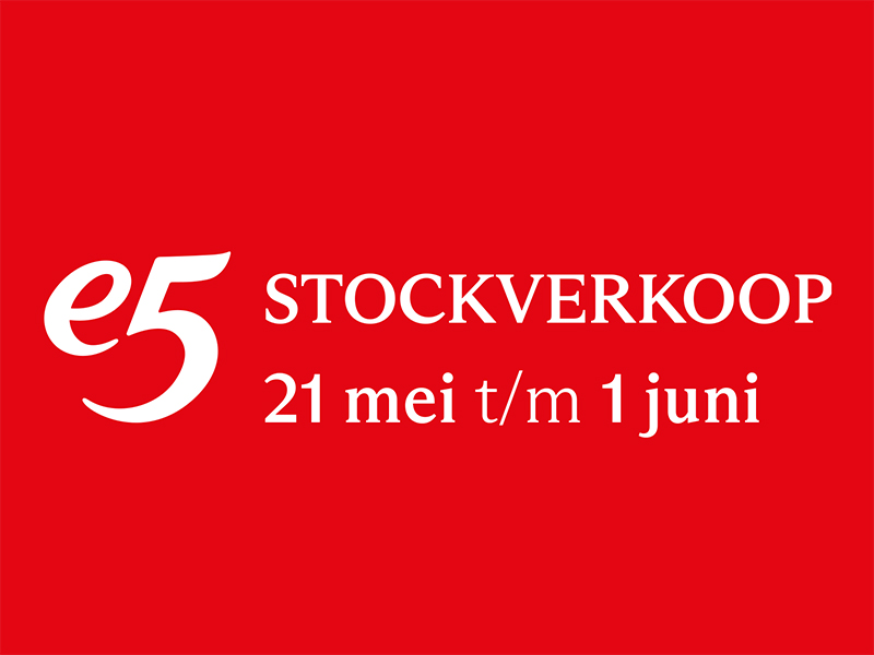 e5 Stockverkoop Sint-Niklaas