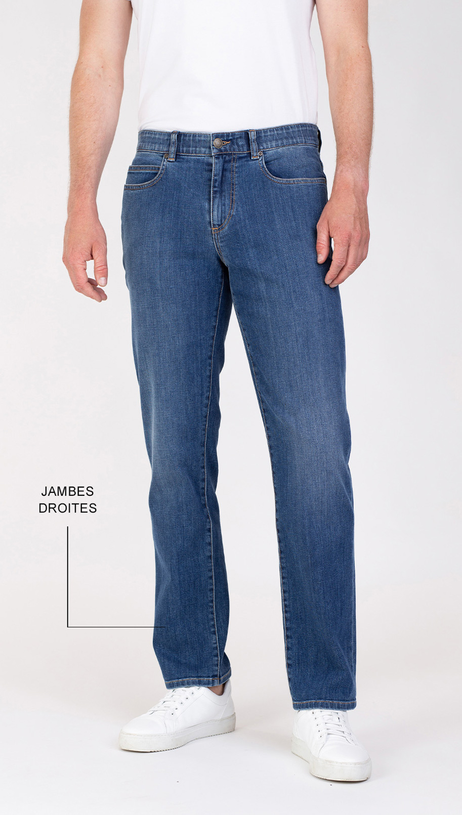 Lars slim fit jeans voorkant van broek