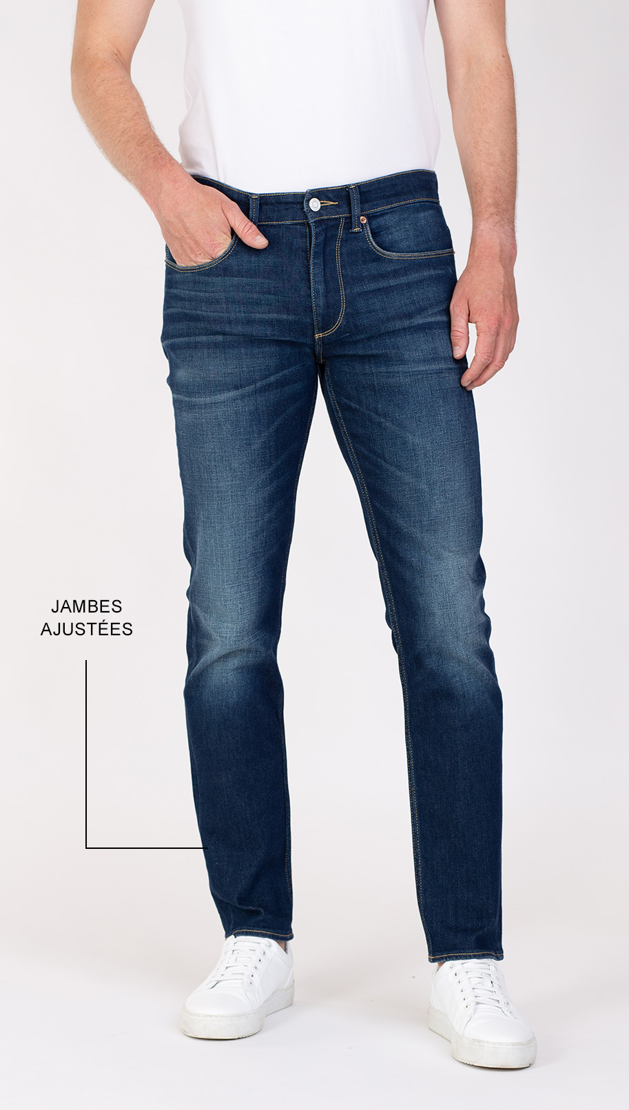 Lars slim fit jeans voorkant van broek